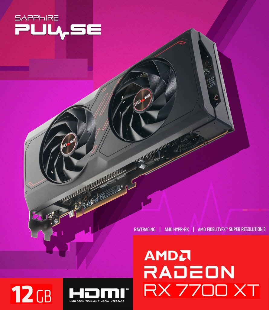 이엠텍아이앤씨, 사파이어 라데온 RX7700 XT의 가격 인하 단행