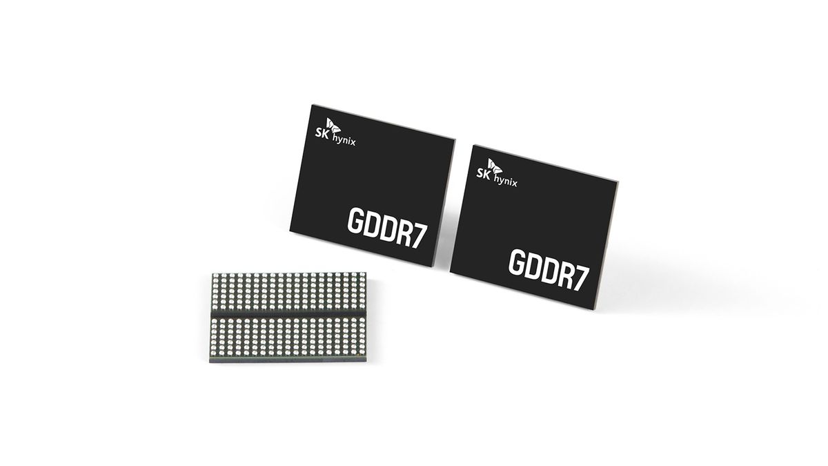 SK하이닉스, 현존 최고 성능의 GDDR7 D램 공개