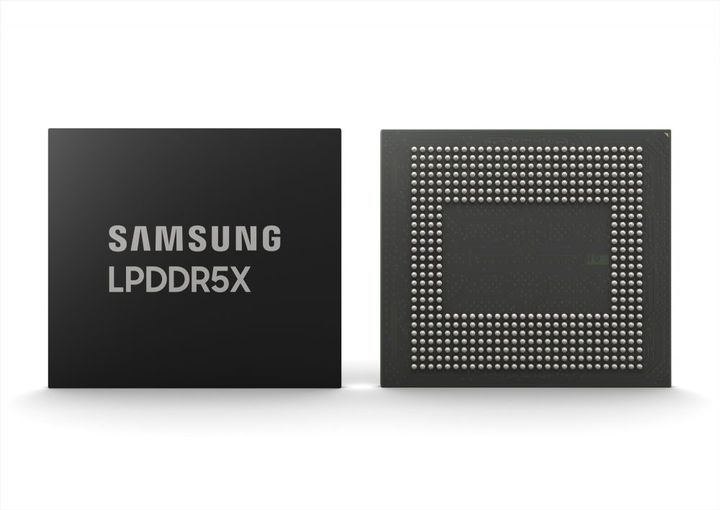 삼성전자, 가장 빠른 속도의 LPDDR5X D램 발표