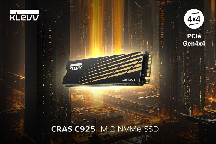 KLEVV, 게이밍 특화 SSD 「CRAS C925 Gen4 M.2」 공개