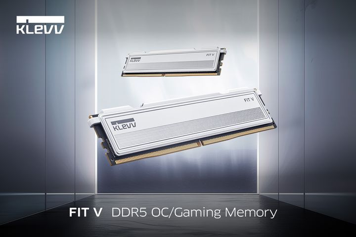 에센코어, 초저 프로파일 디자인의 KLEVV 「FIT Ⅴ」 DDR5 메모리 공개